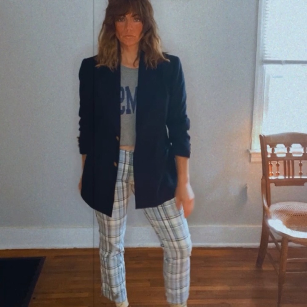 Y2K Vintage Abercrombie & Fitch plaid cropped Trouser size 6